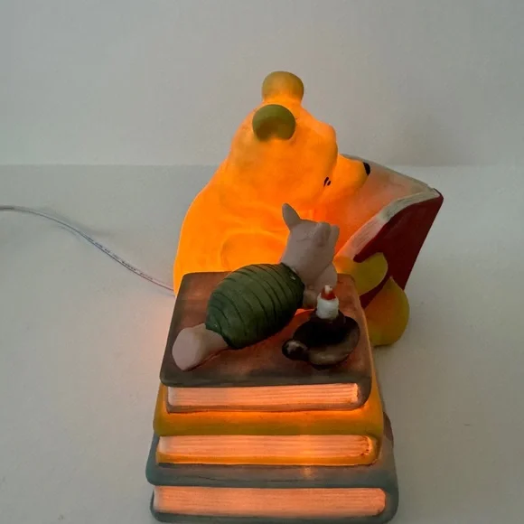 Disney charpente vintage Winnie the & piglet nightlight - Picture 9 of 10